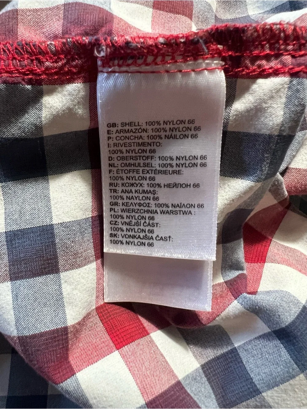 Men’s The North Face Short-Sleeve Plaid Button-Down Shirt - size Large